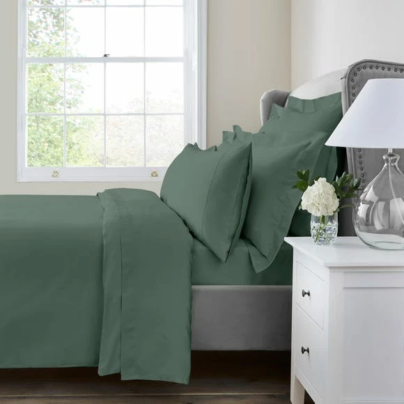 Cheapest ๐ Dorma Dorma 300 Thread Count 100% Cotton Sateen Mallard Green Duvet Cover ๐ - Image 3