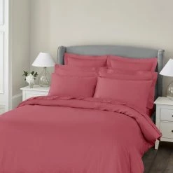 Brand new 🎉 Dorma Dorma 300 Thread Count 100% Cotton Sateen Slate Rose Duvet Cover ✨