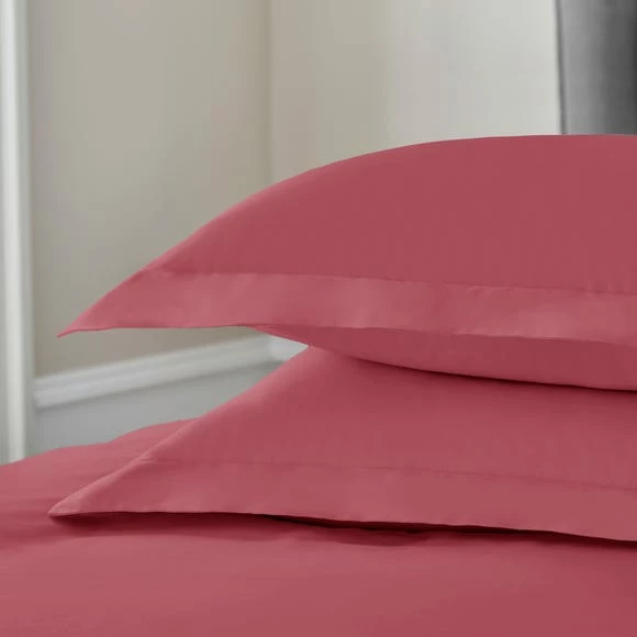 Buy 🛒 Dorma Dorma 300 Thread Count 100% Cotton Sateen Plain Continental Square Pillowcase 🔔 - Image 2