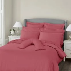 Budget ✨ Dorma Dorma 300 Thread Count 100% Cotton Sateen Plain V-Shaped Pillowcase ⭐