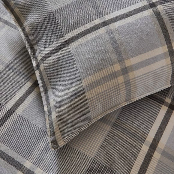 Coupon 🔔 Dorma Dorma Heritage Check 100% Brushed Cotton Continental Pillowcase Set 🎉 - Image 2