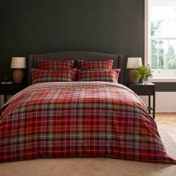 Coupon ❤️ Dorma Dorma Mulberry 100% Brushed Cotton Duvet and Pillowcase Set 👍