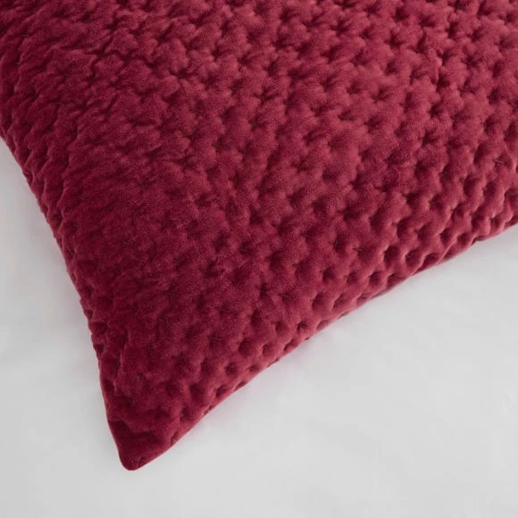 Best Pirce ๐ฅฐ Dorma Dorma Genevieve Red Continental Square Pillowcase ๐ - Image 2