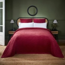 Flash Sale ✔️ Dorma Dorma Purity Red Genevieve Bedspread 💯